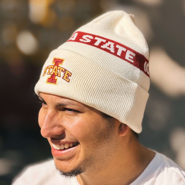 Nike I-State Iowa State Cream FA25 Cuffed Beanie